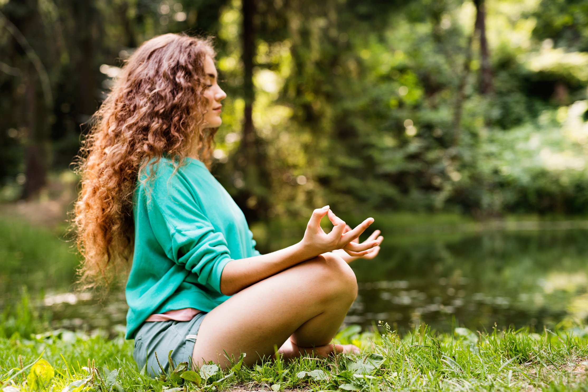 Woman Practicing Yoga