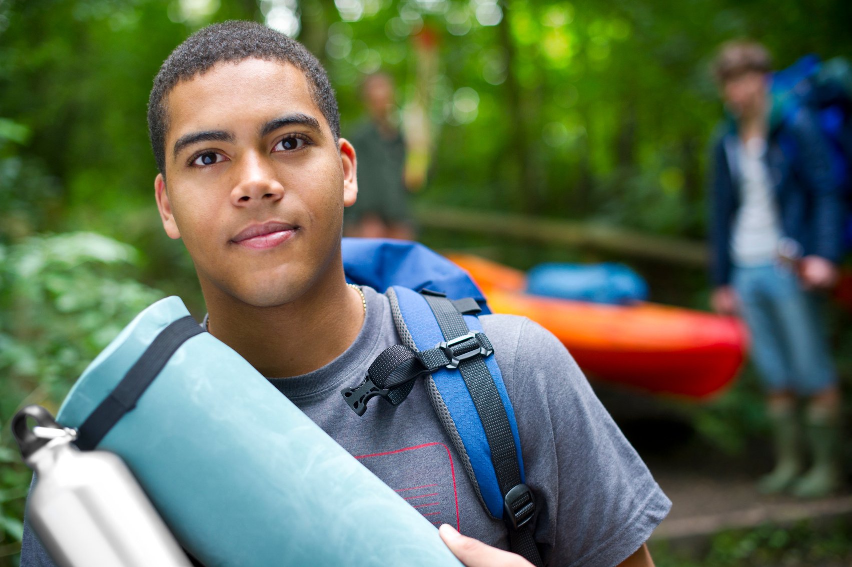 hiking teenager